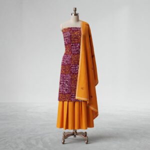 3pc Sambalpuri unstitched fabric