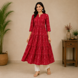 Pure Sambalpuri woven Design Unstitched Kurta Fabric for Women(2.5 mtr)
